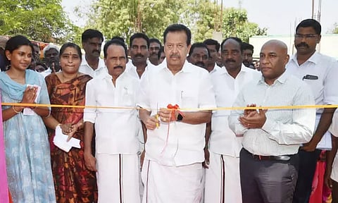 ரூ.22½ லட்சத்தில் மேல்நிலை நீர்த்தேக்க தொட்டி, பகுதிநேர ரேஷன்கடை