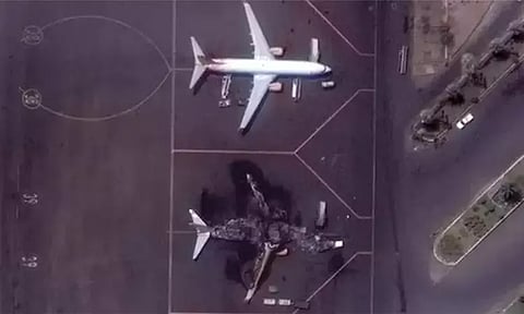 விமானம் எரிகிறது...! சூடான் உள்நாட்டுப் போரில் பலி எண்ணிக்கை தொடர்ந்து அதிகரிப்பு