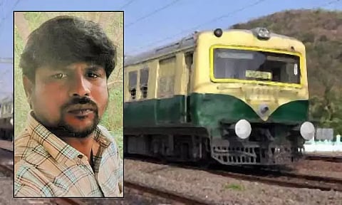 ரெயில் மோதி கட்டிட மேஸ்திரி சாவு