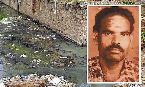 திருத்தணியில் கழிவுநீர் கால்வாயில் தவறி விழுந்த வியாபாரி சாவு