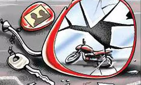 நாகர்கோவிலில்மோட்டார் சைக்கிள் விபத்தில் தொழிலாளி சாவு