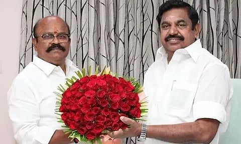 அதிமுக பெயர், கட்சி கொடியை இனி வேறு யாராவது பயன்படுத்தினால் வழக்கு தொடரப்படும் - பொள்ளாச்சி ஜெயராமன்