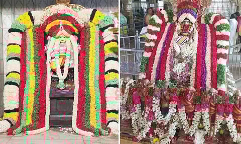 பட்டமங்கலம் தட்சிணாமூர்த்தி கோவிலில் சிறப்பு தீபாராதனை