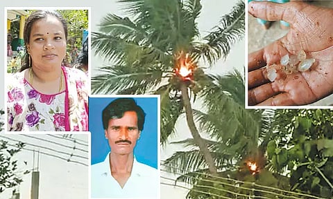 ஆவடி பகுதியில் ஆலங்கட்டி மழை: மின்னல் தாக்கி 2 பேர் பலி