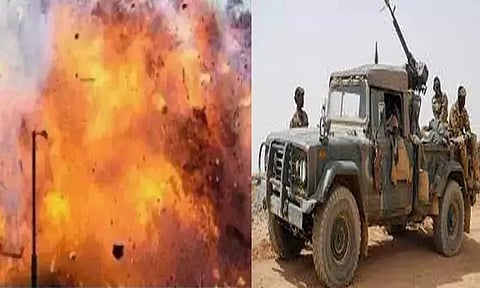 மாலியில் விமான நிலையம் அருகே குண்டு வெடிப்பில் 10 பேர் உடல் சிதறி பலி