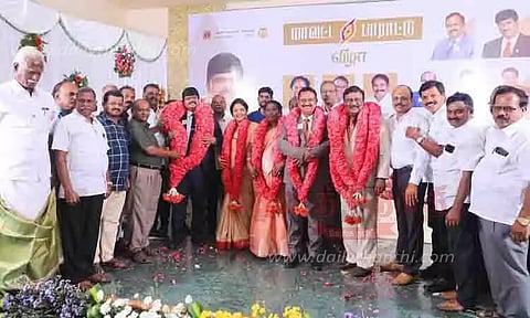 அரிமா 324 எப் மாவட்ட ஆளுனர், துணை ஆளுனர்களுக்கு பாராட்டு விழா