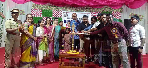 போலீசாருக்கு மனஅழுத்தம் ஏற்படுவதை தடுக்க யோகா பயிற்சி போலீஸ் சூப்பிரண்டு ஹரிகிரண் பிரசாத் தகவல்