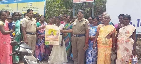 விழிப்புணர்வு துண்டு பிரசுரம் வினியோகம்