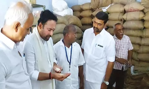 தி.மு.க. அரசும், அமைச்சர்களும் பா.ஜனதா அரசுக்கு எதிராக பொய் பிரசாரம் - மத்திய மந்திரி கிஷன் ரெட்டி குற்றச்சாட்டு