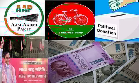 2021-2022 நிதி ஆண்டில் 26 மாநில கட்சிகள் பெற்ற ரூ.190 கோடி நன்கொடை