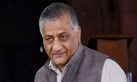 உலக அளவில் இந்தியாவின் பொருளாதார வளர்ச்சி 6.5 சதவீதம் உயர்ந்துள்ளது - மத்திய மந்திரி வி.கே.சிங்