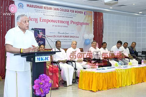 இந்தியாவின் பொருளாதார வளர்ச்சி 6.5 சதவீதம் உயர்ந்துள்ளது-மத்திய மந்திரி வி.கே.சிங் தகவல்