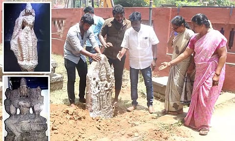 3 சாமி சிலைகள் கடலூர் அருங்காட்சியகத்தில் ஒப்படைப்பு