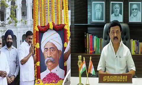 நீதிக்கட்சியின் தந்தை சர் பிட்டி தியாகராயர் பிறந்த நாளை ஒட்டி முதல் அமைச்சர் மு.க.ஸ்டாலின் டுவீட்