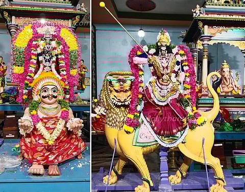 சிறப்பு வாகனத்தில் சுவாமி, அம்பாள் வீதிஉலா