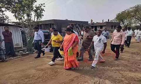 இலங்கை தமிழர்களுக்கு வீடுகள் கட்டுமான பணி