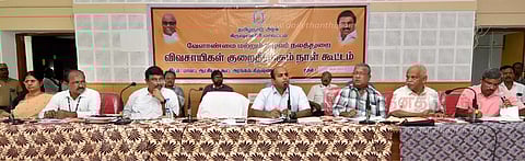 விவசாயிகளின் கோரிக்கை மனுக்கள் மீதுஅலுவலர்கள் நேரடி கள ஆய்வு செய்ய வேண்டும்கலெக்டர் தீபக் ஜேக்கப் அறிவுரை