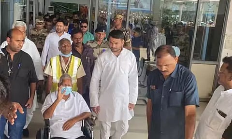 7 மாதங்களுக்கு பிறகு மீண்டும் பீகார் திரும்பினார் லாலு பிரசாத் யாதவ்