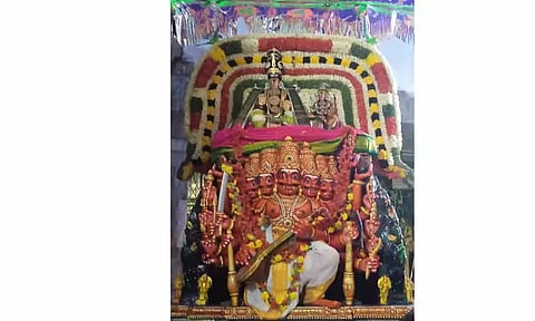 தாயுமானசுவாமி ரத்தினாவதிக்கு சுகப்பிரசவம் பார்த்த ஐதீக நிகழ்ச்சி