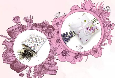 மூலிகைத் தலையணைகள் தயாரிப்பு