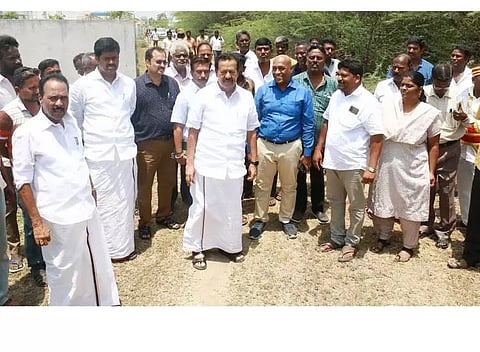 விழுப்புரம் நகராட்சியில்கழிவுநீர் சுத்திகரிப்பு நிலையம் பொதுமக்களின் ஆதரவோடு அமைக்கப்படும்அமைச்சர் பொன்முடி பேட்டி