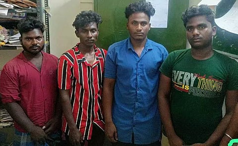 விருத்தாசலம் அருகேசெல்போன் திருடியவரை கொன்ற வழக்கில் 4 வாலிபர்கள் கைது