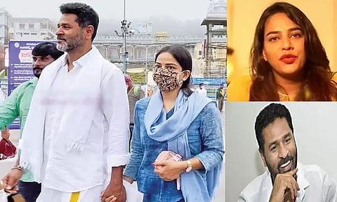 2-வது மனைவியுடன் திருப்பதி கோவிலில் தரிசனம் செய்த பிரபுதேவா