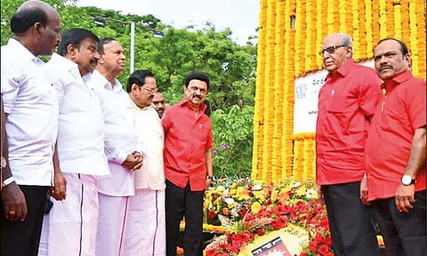 12 மணி நேர வேலை மசோதா வாபஸ்; மே தின விழாவில் முதல்-அமைச்சர் மு.க.ஸ்டாலின் அறிவிப்பு