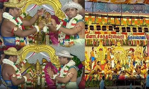 மதுரை சித்திரை திருவிழா: மீனாட்சியம்மன்-சுந்தரேசுவரர் திருக்கல்யாணம் கோலாகலமாக நடைபெற்றது