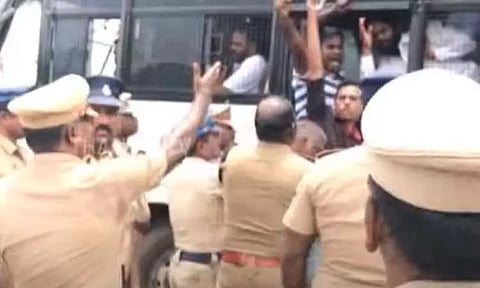 ஸ்டெர்லைட் ஆலை பராமரிப்பு பணிகளுக்கு எதிர்ப்பு தெரிவித்து போராட்டம்; 100-க்கும் மேற்பட்டோர் கைது