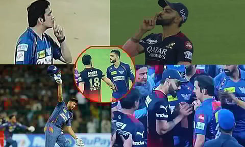 மைதானத்தில் கோலி - கம்பீர் மோதலுக்கு யார் காரணம்...?