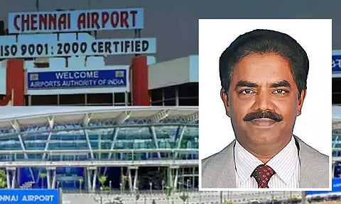 சென்னை விமான நிலைய புதிய இயக்குனராக எஸ்.எஸ்.ராஜு பதவி ஏற்பு