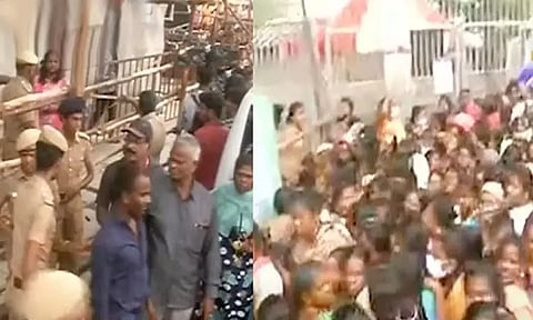 ஐ.பி.எல். டிக்கெட் விற்பனை: ரசிகர்கள் கூட்டத்தை கட்டுப்படுத்த போலீசார் தடியடி நடத்தியதால் பரபரப்பு