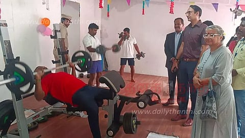 கைதிகளுக்கு உடற்பயிற்சி கூடம் திறப்பு
