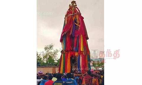 தோளூர்பட்டி மகா மாரியம்மன் கோவில் தேர்த்திருவிழா