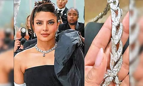 'மெட் காலா' பேஷன் நிகழ்ச்சியில் பிரியங்கா சோப்ரா அணிந்த நெக்லஸ் ரூ.204 கோடியா?