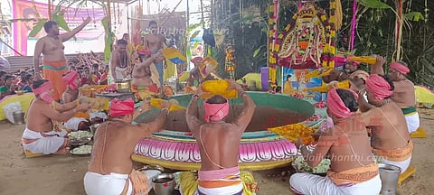 மகா சக்தி நாகாத்தம்மன் கோவிலில் சதசண்டி மகாயாகம்