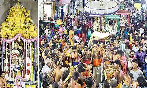 திருவேட்டீசுவரர் கோவிலில் திருக்கல்யாண உற்சவம்