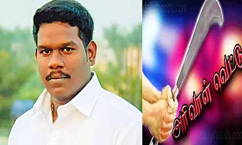 திருவள்ளூரில் தி.மு.க நிர்வாகிக்கு சரமாரி அரிவாள் வெட்டு