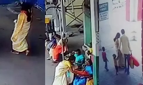 காட்பாடி ரெயில் நிலையத்தில் வறுமை காரணமாக 3 மாத பெண் குழந்தையை விட்டுச் சென்ற பெற்றோர்