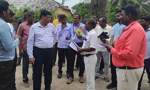 ரெயில் நிலையத்தில் திருச்சி கோட்ட மேலாளர் ஆய்வு