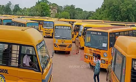 175 பள்ளிகளின் 774 வாகனங்கள் ஆய்வு