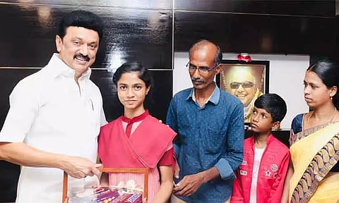 'தமிழ்நாட்டின் அடையாளம்' - மாணவி நந்தினி குறித்து முதல் அமைச்சர் மு.க.ஸ்டாலின் பெருமிதம்