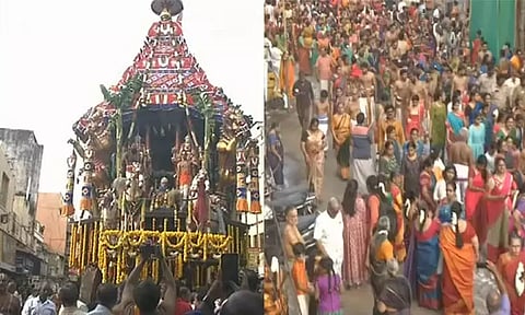 திருவல்லிக்கேணி பார்த்தசாரதி கோவிலில் சித்திரை தேரோட்டம் கோலாகலம்..!