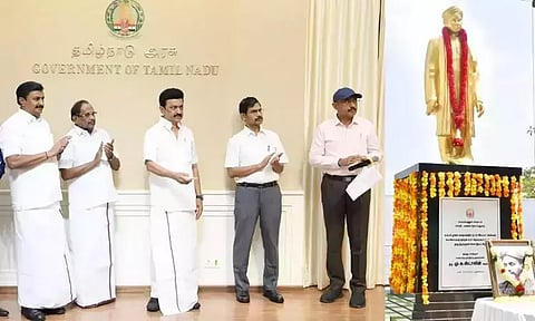 வ.உ.சிதம்பரனாரின் சிலையை திறந்து வைத்தார் முதல்-அமைச்சர் மு.க.ஸ்டாலின்..!