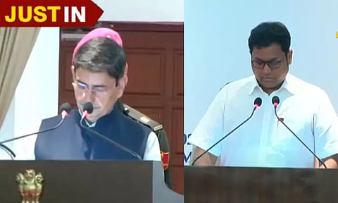 புதிய அமைச்சராக பதவியேற்றார் டிஆர்பி ராஜா