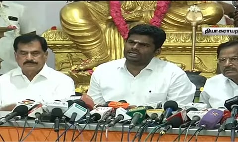 டி.ஆர்.பாலு என் மீது வழக்கு தொடர்ந்திருப்பது நகைப்புக்குரியது - அண்ணாமலை