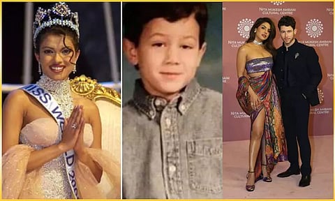 பிரியங்கா சோப்ரா உலக அழகி பட்டம் வென்ற போது அவரது கணவர் நிக் ஜோன்ஸ் சின்ன பையன் 7 வயது தான்...!