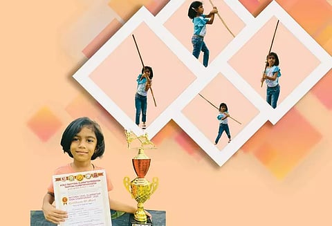 சிலம்பாட்டத்தில் சிகரம் தொட்ட சிறுமி