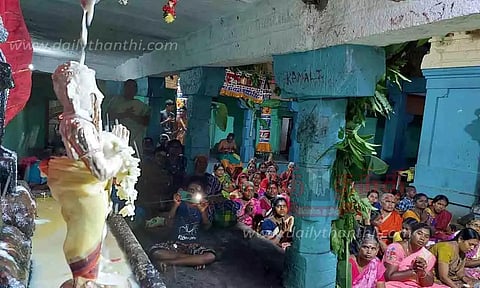 மேல அகத்தீஸ்வரர் கோவிலில் அப்பர் சுவாமிக்கு குருபூஜை